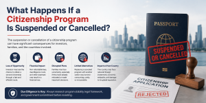 Consequences of suspended citizenship programs
