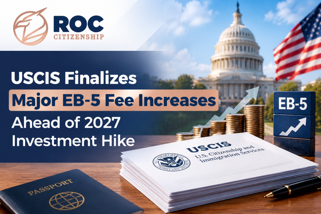 USCIS Announces Major EB-5 Fee Increases